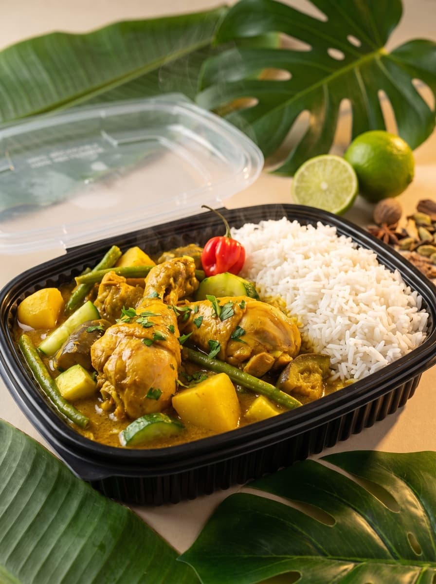 Colombo de poulet fait maison